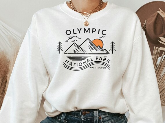 Olympic National Park Sweatshirt, Washington Sweatshirt, Adventure Sweatshirt, National Park Sweater, Travel Sweatshirt, Olympic Souvenirs