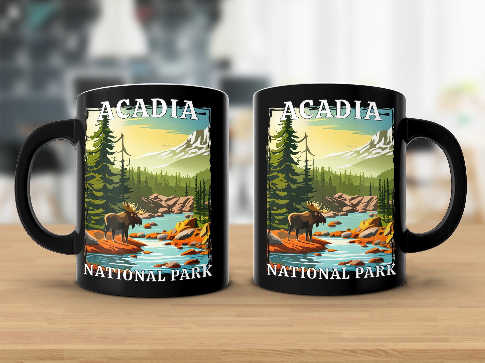 Acadia Maine Mug - Etsy