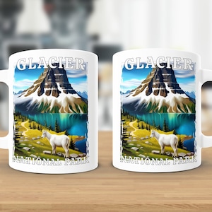 Gletscher Nationalpark Becher,Gletscher Nationalpark Geschenk,Gletscher Becher,Montana Becher,Berg Geschenk,Camping Becher,NPS Becher