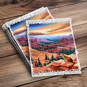 Bryce Canyon Nationalpark Aufkleber, Bryce Canyon Aufkleber, Bryce Canyon Geschenk, Bryce Geschenk, Bryce Aufkleber, Nationalpark Aufkleber
