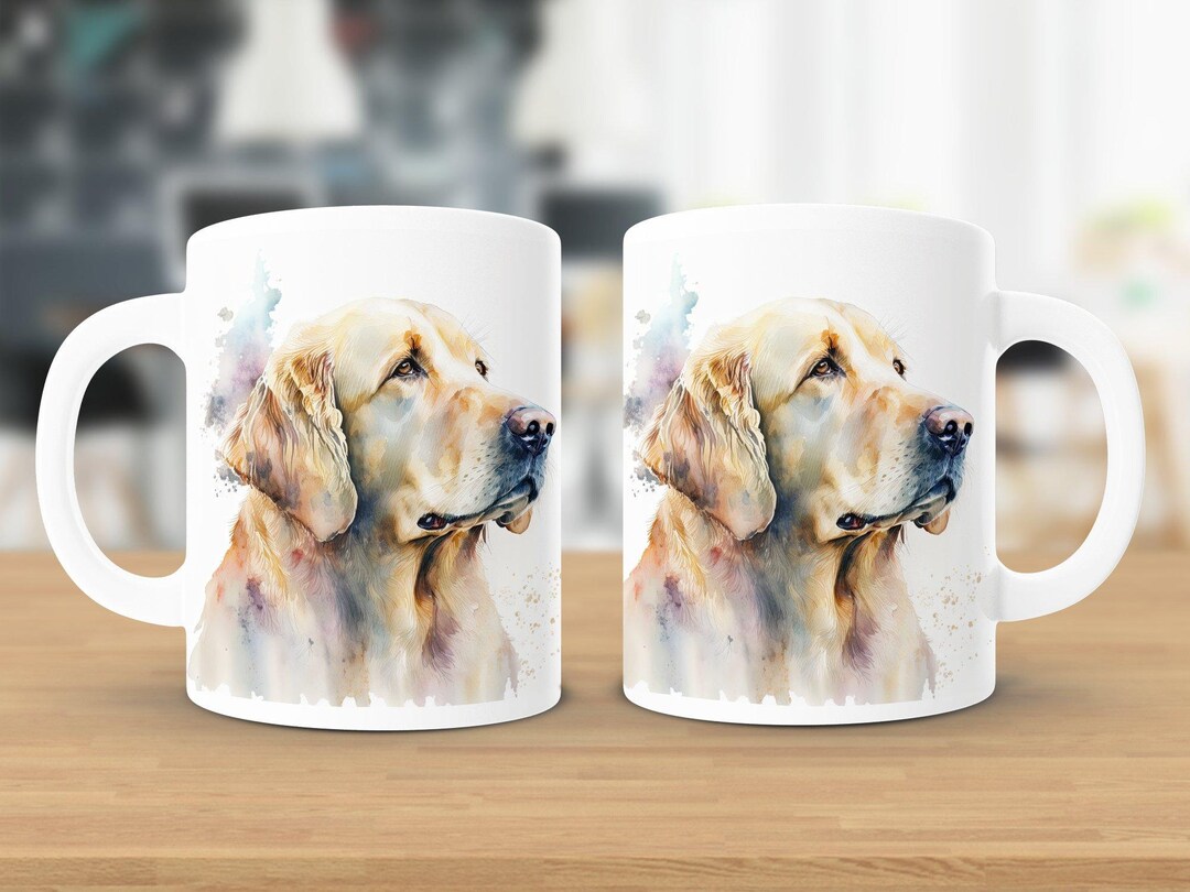 Tazza In Ceramica Golden Retriever Cucciolo – 312 Ml, Lavabile Microonde, Mug-tastic