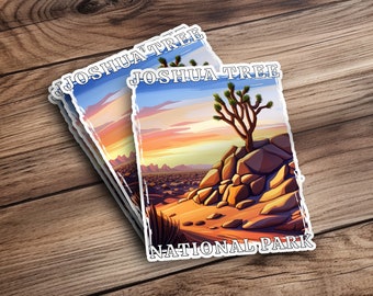 Joshua Tree National Park Stickers, Jeep Stickers, Joshua Tree Decals, Adventure Lover Decals, Joshua Tree Gifts