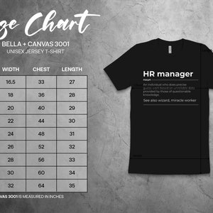 HR Manager T-Shirt, HR Shirt, Human Resources Shirt, Human Resources Tee, HR Gift, Recruiter Shirt, Definition Shirt image 8