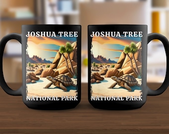 Joshua Tree National Park Mug, Joshua Tree Gifts, Joshua Tree Coffee Mug, Camping Mug Gift for Her, Joshua Tree Gift Ideas, Tortoise Mug