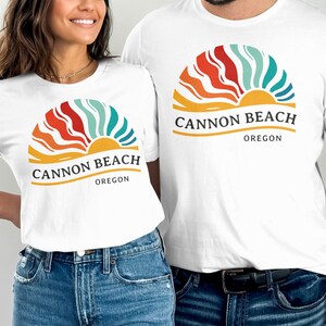 Cannon Beach T-Shirt, Summer Tee, Beach Shirt, Ladies Unisex Crewneck Shirt, Cute Tshirt, Retro, Vintage, Retro Oregon Sweatshirt