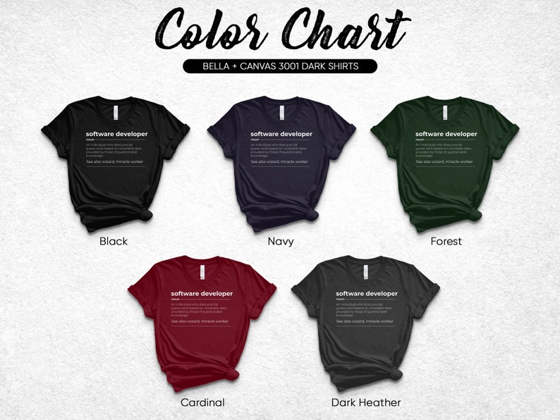 Software Ontwikkelaar T-Shirt Programmeur Shirt Coder Shirt Computer Science Gift Ontwikkelaar Shirts, Computer Nerd T-Shirt, Definition Shirt afbeelding 5