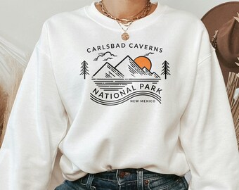 Carlsbad Caverns National Park Sweatshirt, New Mexico Sweatshirt, Adventure Sweatshirt, National Park Sweater, Travel Tee, Souvenirs