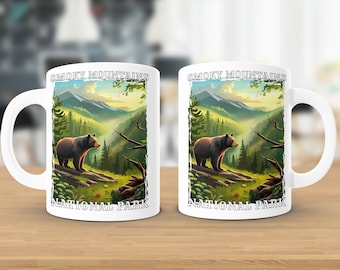 Smoky Mountains National Park Mug, Smoky Mountains Gift, Smoky Mountains Vacation Mug, National Park Mug, National Park Gift