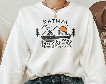 Katmai Shirt, Katmai Sweatshirt, Katmai Hoodie, Alaska Shirt, National Park Shirt, Adventure Sweater, Travel Shirt, Katmai Gifts