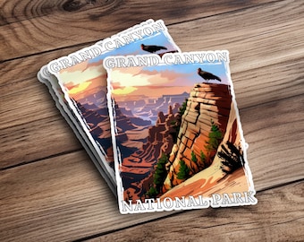 Grand Canyon National Park Sticker, Grand Canyon Decal, Grand Canyon Gift, National Park Sticker, Grand Canyon Car Decal