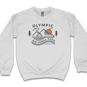 Olympia National Park Sweatshirt, Washington Sweatshirt, Adventure Sweatshirt, National Park Sweater, Travel Sweatshirt, Olympia Souvenirs Bild 5