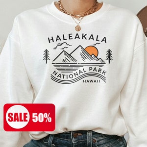 Haleakala National Park Sweatshirt, Hawaii Sweatshirt, Adventure Sweatshirt, National Park Sweater, Travel Sweatshirt, Haleakala Souvenirs