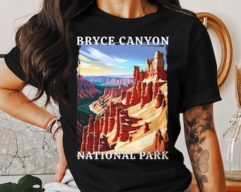 Bryce Canyon National Park Utah, Camping T-shirt, Camping Sweatshirt, Bergtrui, Outdoor Gift, Nature Tee, Bryce Canyon Souvenir