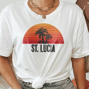 Saint Lucia Shirt, Saint Lucia Lover T-Shirt, Saint Lucia 2022 Shirt, Saint Lucia Vacation Shirt, Saint Lucia Souvenir Gift