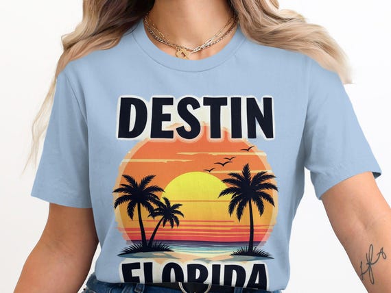 Florida T-Shirt - Beach Sunset Florida T-Shirt - Beach Sunset
