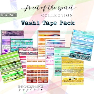 Vintage Washi Tape Printable, Junk Journal Ephemera, Printables