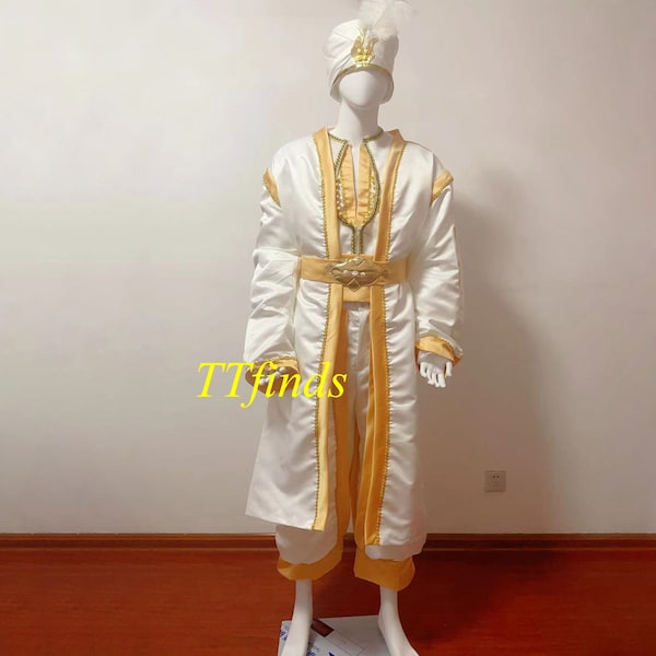 For the Aladdin Prince Cosplay Arabian Outfit Costume Aladdin Cosplay Costume in Personalized Size