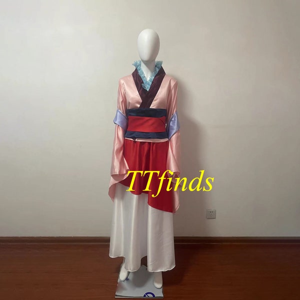 For Princess Mulan Dress, Hua Mulan Cosplay, Mulan Dress Adult Woman Girls Cosplay Costume Personalized Size
