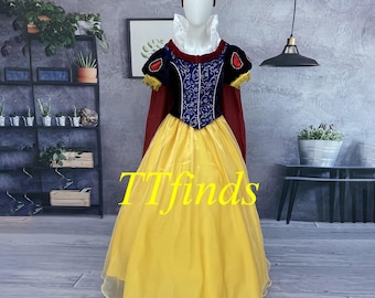 Snow White Dress Princess Snow White Cosplay Costume Adult Woman Girls Children Personalized Size Luxury