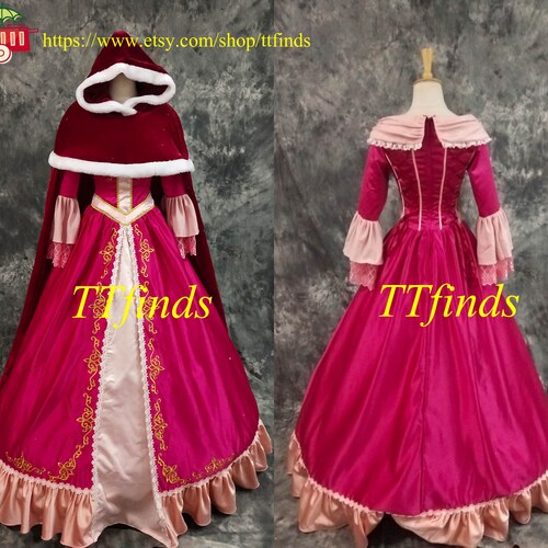 For the Beauty and the Beast Princess Dress Belle Cosplay - Etsy