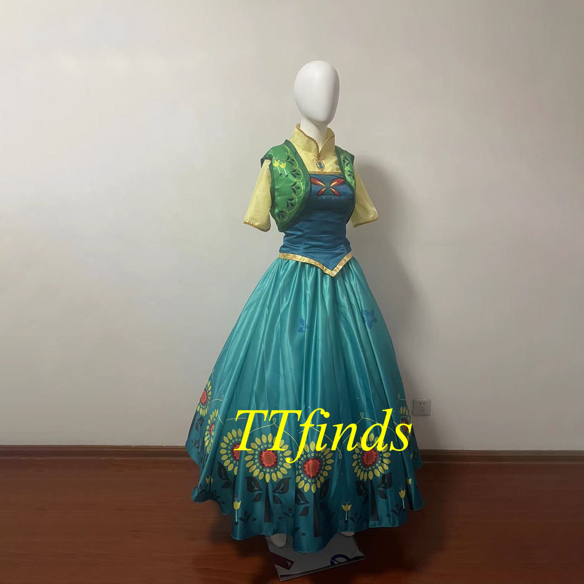 Frozen Anna Aliexpress Vestido Frozen Elsa Frozen Little Girl Birthday Dress  Long Sleeved Gauze Spring Elegant