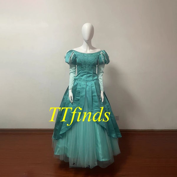 For The Little Mermaid Princess Dress Cosplay Ariel Cosplay Dress Outfit Ariel Cosplay Costume Adult Women Girls Personalized Size