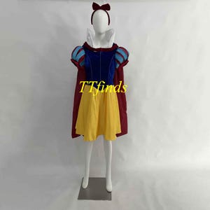 Prinzessin Schneewittchen Kleid Schneewittchen Kleid Tanz Kurzer Umhang Cosplay Kostüm Erwachsene Frauen Mädchen