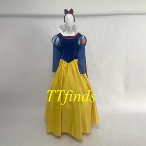 Princess Snow White Dress Snow White Costume Cosplay Dress Cloak Woman Costume Adult Women Girls