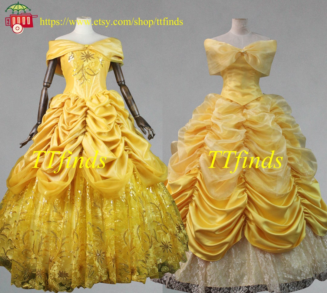 For the Beauty and the Beast Princess Dress Belle Cosplay - Etsy
