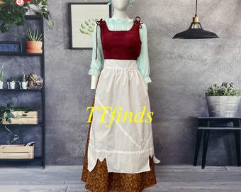 Princess Cinderella Maid Dress Cosplay Costume Cinderella Inspired Personalized Size