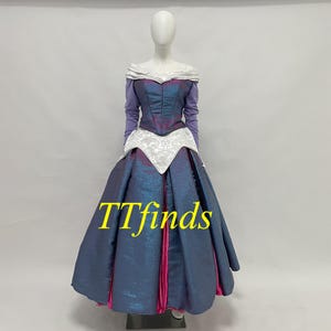 Princess Auroa Dress Sleeping Beauty Aurora Costume Cosplay Dress Woman Costume Adult Women Girls Luxury Style