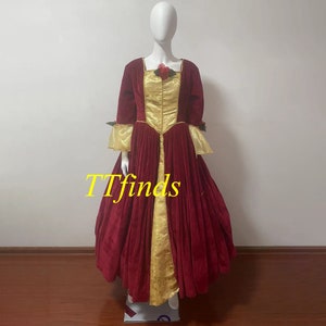 For Princess Belle Dress, Belle Cosplay Costume, Belle Christmas Dress For Girls Adult Kids Personalized Size
