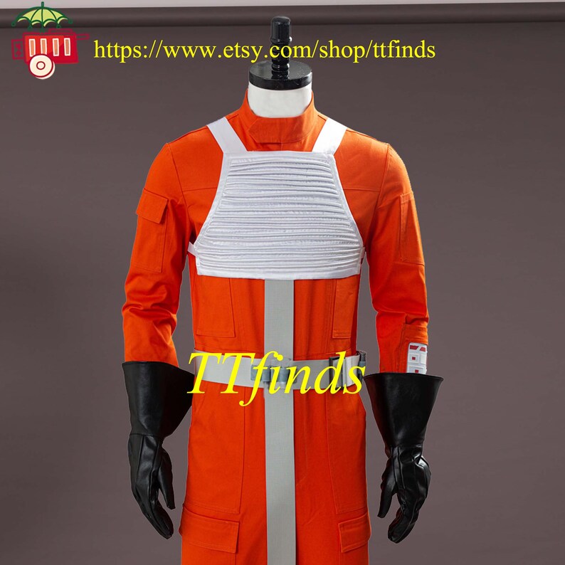 For The Star Wars Cosplay Costume X Wing Rebel Pilot Jumpsuit Etsy