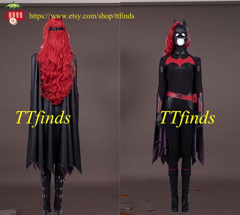 For The Batwoman Cosplay Costume Batwoman Batgirl Cosplay Outfit Adult Men Women Girls Personalized Size
