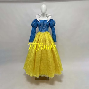 Prinzessin Schneewittchen Kleid 2025 Neue Schneewittchen Kleid Kostüm Cosplay Kleid Frau Kostüm Erwachsene Mädchen