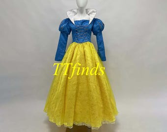 プリンセス白雪姫ドレス 2025年新作 白雪姫ドレスコスチューム コスプレドレス 女性用コスチューム 大人 女の子