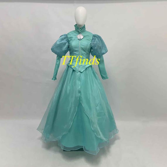 ariel green dress costume Dreamy collection Ariel ball gown costume cosplay green dress