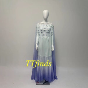 For Princess Elsa Dress, Elsa Cosplay Costume, Snow Queen Elsa Dress Adult Women Girls Personalized Size