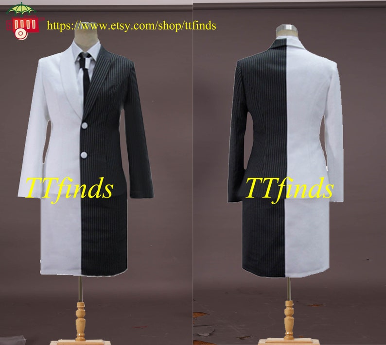 For The Batman Arkham Asylum Costume Two Face Harvey Dent Cosplay Costume Outfit Adult Men Women Girls Personalized Size