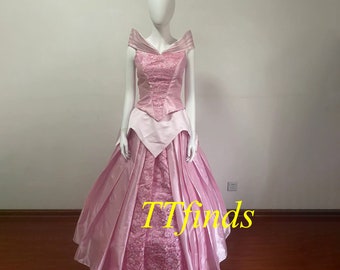 For Princess Cinderella Dress, Cinderella Costume, Cinderella Light Pink Dress Lace Up Tie Girls Adult Personalized Size
