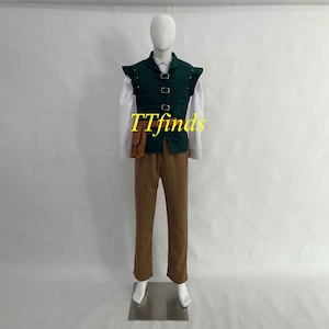 Für Rapunzel Cosplay, Rapunzel Prince Flynn Rider Männer Cosplay Kostüm Outfit Personalisierte Größe