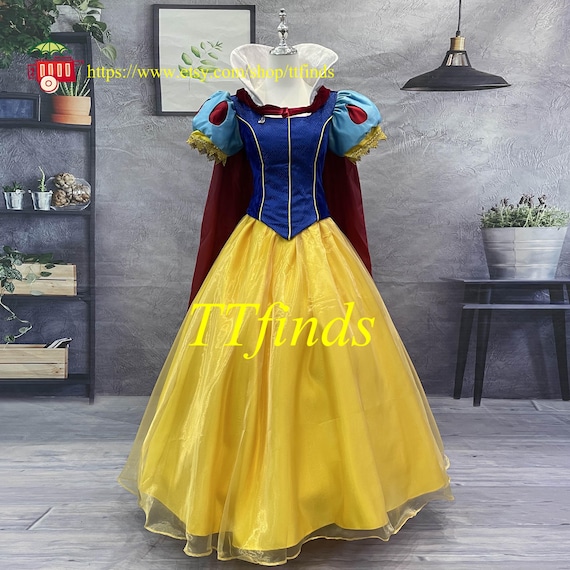 For The Snow White Cosplay Princess Snow White Dress Outfit Costume Lace Tie Up Adult Women Girls Personalized Size For The Snow White Cosplay Princess Snow White Dress Outfit Costume Lace Tie Up Adult Women Girls Personalized Size
