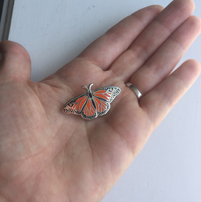 Butterfly Enamel Pin Set of Butterfly Pins Set of 5 Pins | Etsy