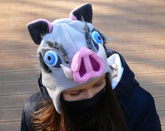 伊之助風イノシシマスク - コスプレやコレクション用 - Etsy 日本