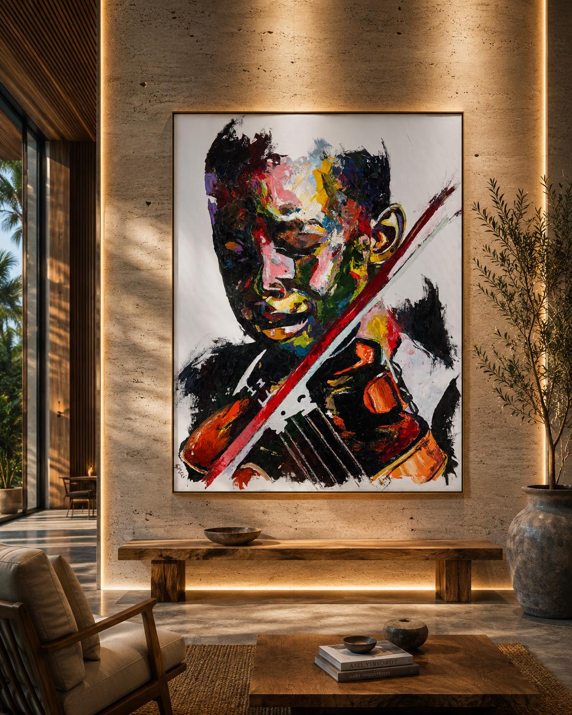 Violinist Painting - Etsy