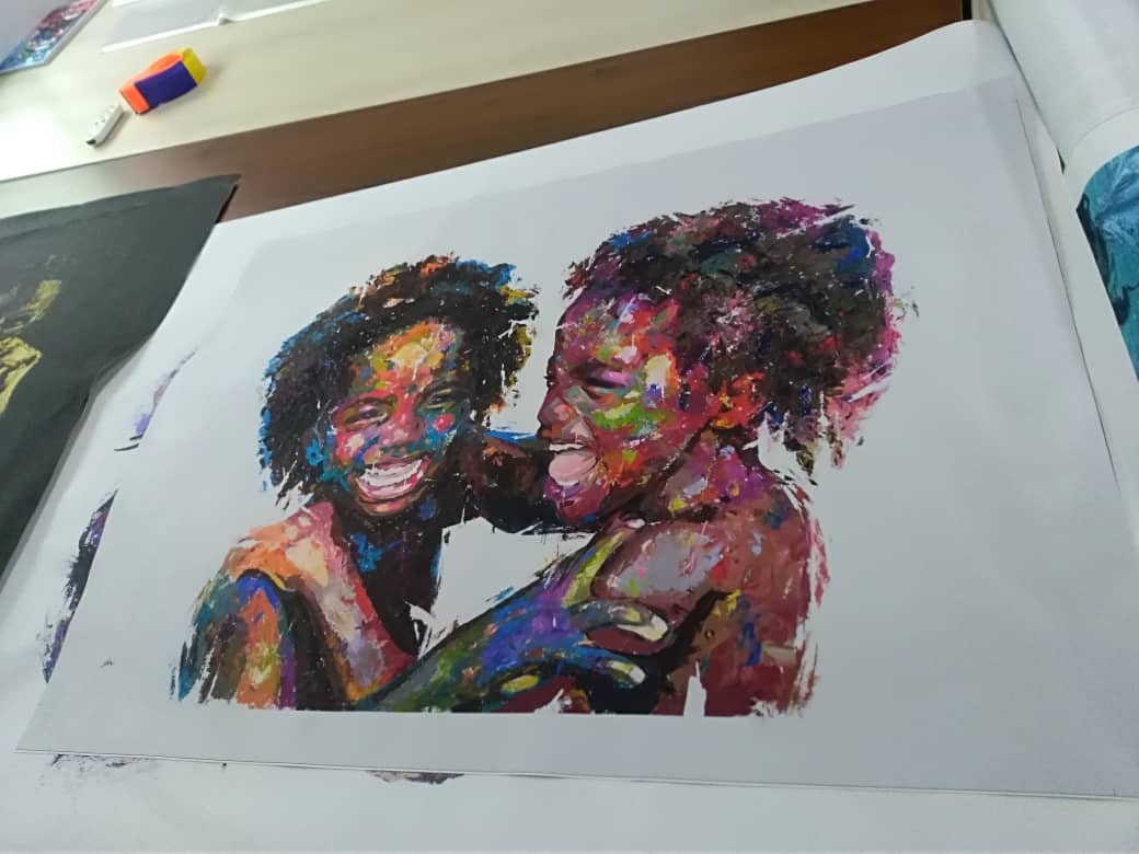 絵画 BLACK BOY Black Boy Joy Canvas Print: African American Art, Happy Boys