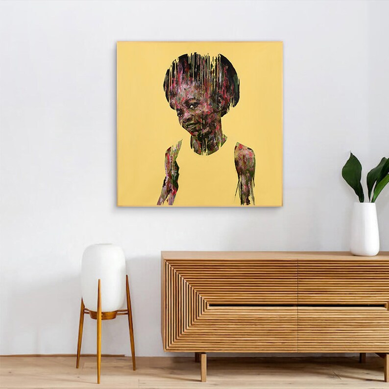 Extralarge Artwork Oil Painting Unframed Print on Canvas by Etsy