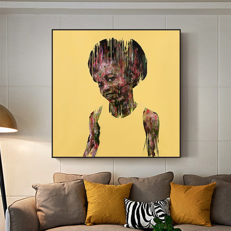 Extralarge Artwork Oil Painting Unframed Print on Canvas by Etsy