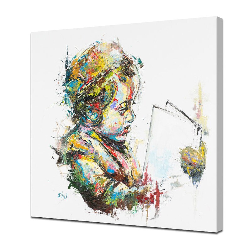 Extralarge Artwork Oil Painting Unframed Print on Canvas by Etsy