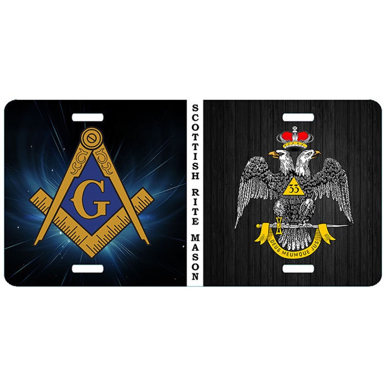 Mason Scottish Rite 33rd Degree Wings Down Split Masonic Etsy